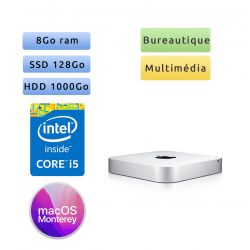 Apple Mac mini A1347 (emc 2840) i5 8Go 128Go SSD & 1To - macmini7.1 Unité Centrale Apple
