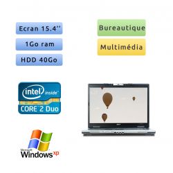 Acer Aspire 5630 BL50 - Windows XP - 1Go 40Go - 15.4 - Webcam - Ordinateur Portable