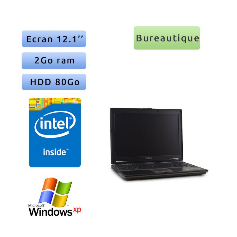 Dell Latitude D430 - Windows XP - 1.22Ghz 2Go 80Go - 12.1 - Grade B - Ordinateur Portable PC