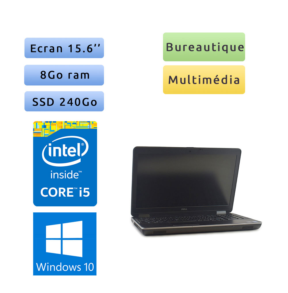 Ce PC portable Dell avec Intel Core i5 est à 379 € sur