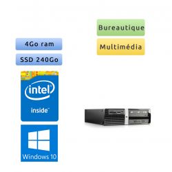HP Pro 3010 SFF - Windows 10 - 2.60Ghz 4Go 240Go SSD - Ordinateur Tour PC