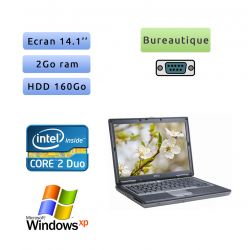 Dell Latitude D630 - Windows XP - C2D 2Go 160Go - 14.1 - Port Serie - Ordinateur Portable PC