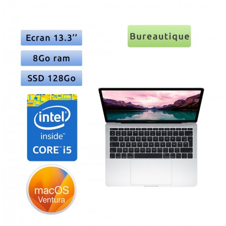 Apple MacBook Pro A1708 (EMC 3164) i5 8Go 128Go SSD - 13.3 - macbookpro14,1 - Ordinateur Portable
