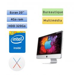 Apple iMac 20" A1224 (EMC 2266) 2.66GHz 4Go 320Go - Grade B - Unité Centrale