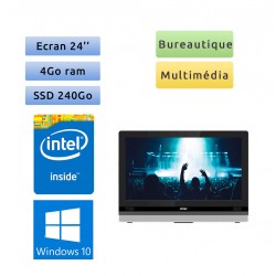 MSI Adora24 0M - Windows 10 - 2.9GHz 4Go 240Go SSD - 24 - Tout en un