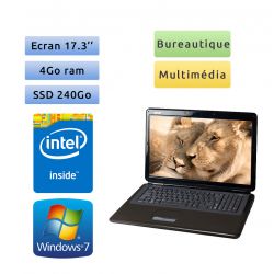 Asus PRO79IJ-TY113X - Windows 7 - 2.1GHz 4Go 240Go SSD - 17.3 - Webcam - Ordinateur Portable PC