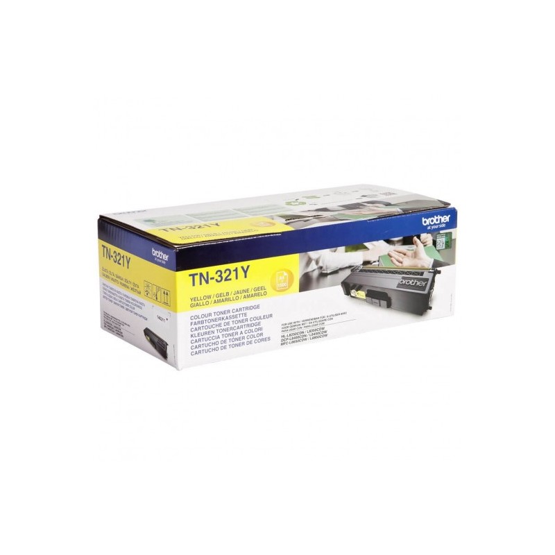 Brother - Cartouche de toner Jaune - TN-321Y