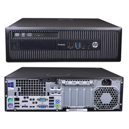 HP ProDesk 600 G1 SFF - Windows 10 - i3 4Go 256Go SSD - Port Serie - Ordinateur Tour PC