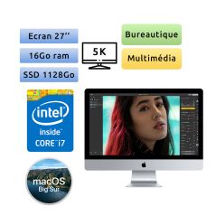 Apple iMac 27'' Retina 5K A1419 (EMC 2806) i7 16Go 1to + 128Go SSD - iMac15,1 - 2014 - Unité Centrale