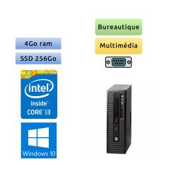 HP ProDesk 600 G1 SFF - Windows 10 - i3 4GB 256GB SSD - Ordinateur Tour PC