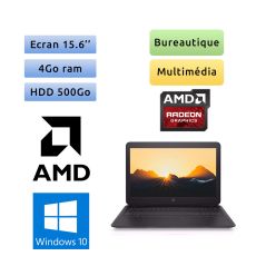 HP Pavilion 15-BA009NF - e2-7110 4Go 500Go - 15.6 - Webcam - Ordinateur PC Portable