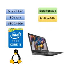 Dell Latitude 5590 - Linux - i5 8Go 240Go SSD - 15.6 - Webcam - Ordinateur Portable PC