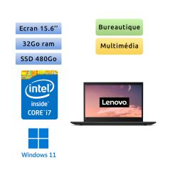 Lenovo Thinkpad P52s - Windows 11 - i7 32Go 480Go SSD - 15.6 - Ordinateur Portable PC