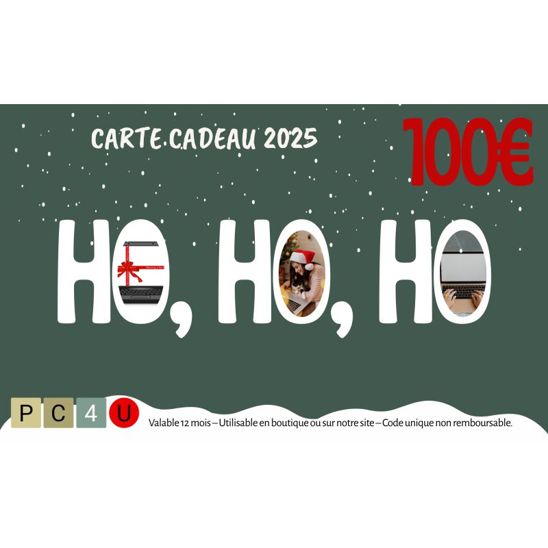 Bon Cadeau 100 € – PC4YOU
