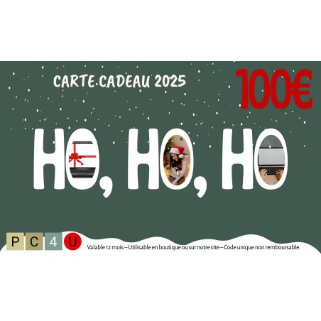 Bon Cadeau 100 € – PC4YOU