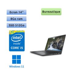 Dell Vostro 3420 - Windows 11 - i5 8Go 512Go SSD - 14 - Ordinateur portable