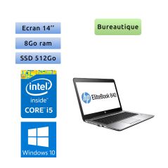 HP EliteBook 840 G4 - Windows 10 - i5 8Go 512Go SSD - 14 - Webcam - Ordinateur Portable PC
