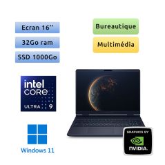 Dell Alienware 16X Aurora AC16251 - Windows 11 - Ultra 9 32Go 1To SSD - 16 - Webcam - Pc Portable Neuf