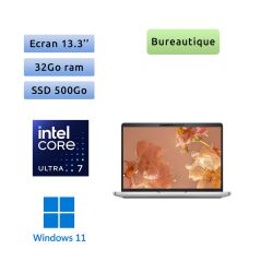 Dell Pro 13 Plus PB13250 - Windows 11 - Ultra 7 32Go 500Go SSD - 13.3 - Webcam - Pc Portable Neuf