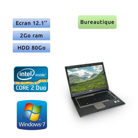 Dell Latitude D430 - Windows 7 - C2D 2GB 80GB - 12.1 - Ordinateur Portable